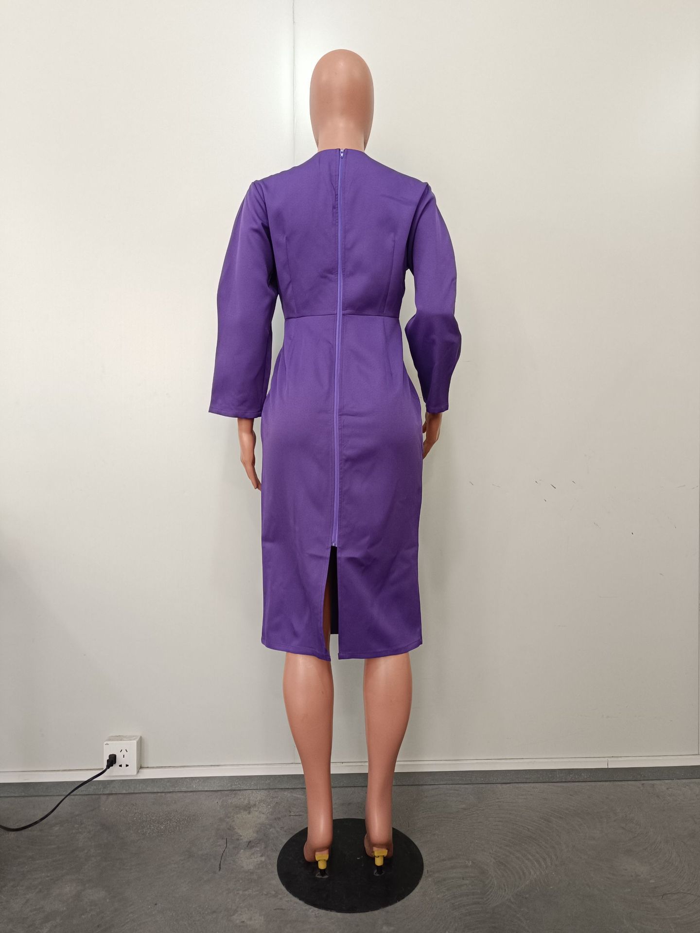 Casual Round Neck Dress for Spring Everyday Wear