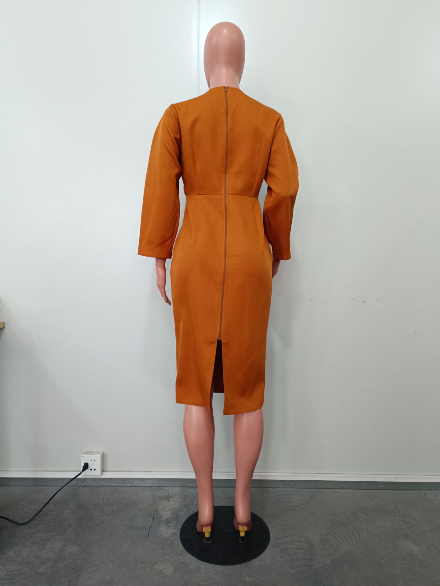 Casual Round Neck Dress for Spring Everyday Wear
