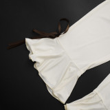 Women Spring Halter Neck Sexy Jumpsuit