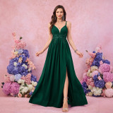 Women Strappy Green Formal Party Sexy Prom Elegant Dress
