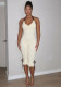 Women Spring Halter Neck Sexy Jumpsuit