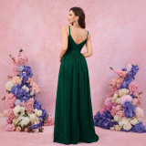 Women Strappy Green Formal Party Sexy Prom Elegant Dress
