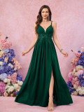 Women Strappy Green Formal Party Sexy Prom Elegant Dress