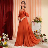 Women Strappy Prom Birthday Elegant Wedding Bridesmaid Dress