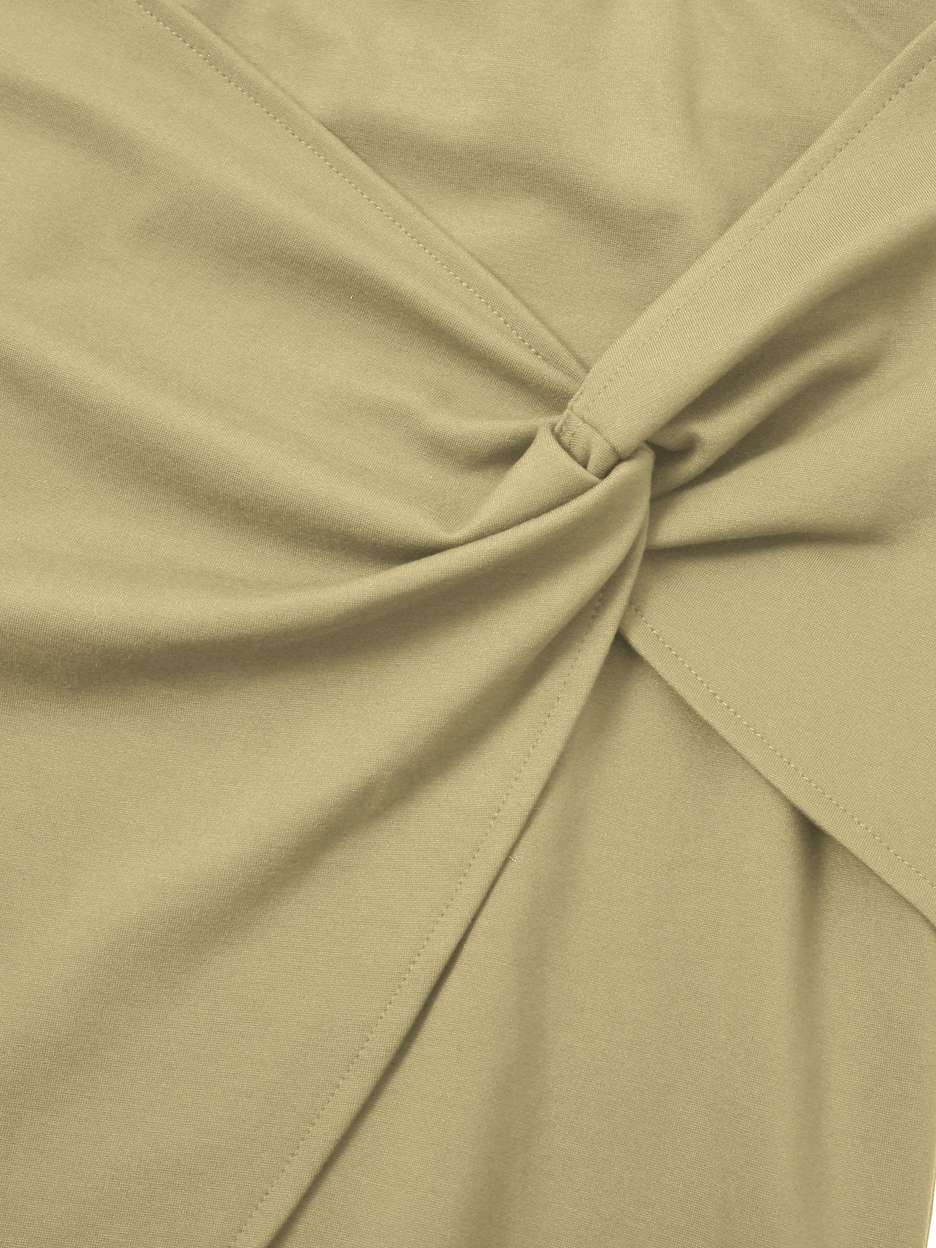 Irregular Ruched High-Waist Elastic Knot Bodycon Mini Skirt