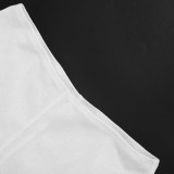 Spring Women's Solid Slim Waist Slim Fit Sexy Two-Piece Shorts Set
