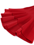Spring Women's Slim Fit High-Waist Short Sleeve Round Neck Mermaid Dress