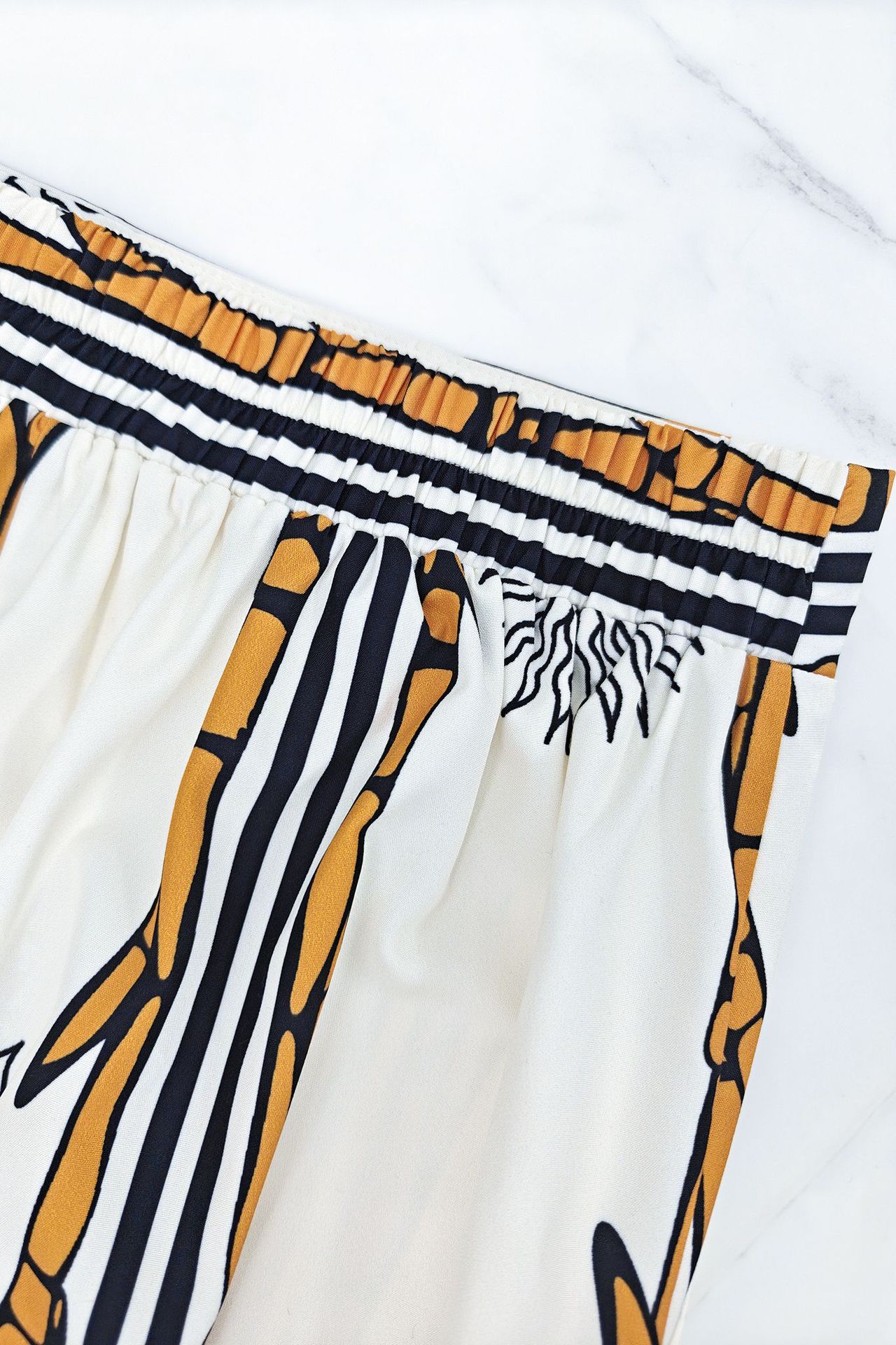 Turndown Collar Long Sleeve Shirt & Pants Holiday Two-Piece Set