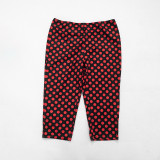 Women polka dot sexy sleeveless polka dot print three-piece