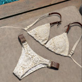 Women Sexy Backless Lace-Up Two-Piece swimwear