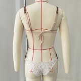 Women Sexy Backless Lace-Up Two-Piece swimwear