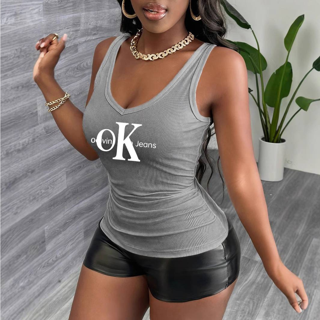 Printed Vest for Summer Casual Wear