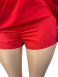 Women Long-Sleeved Zipper Color-Blocked Stand Collar Jacket and Pleated Skirt Two-Piece Set