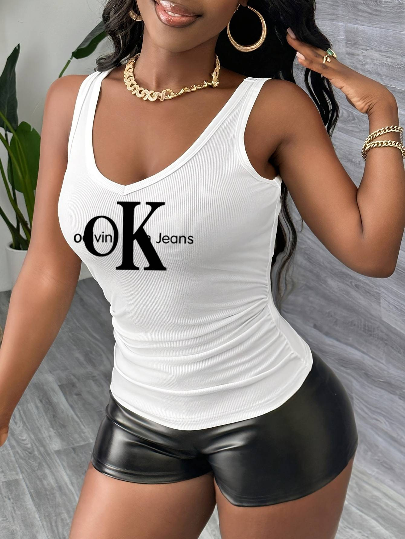 Printed Vest for Summer Casual Wear