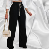 Spring Summer Women Casual Straight Long Pants