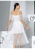 Women Sexy Polka Dot See-Through Nightdress Lingerie