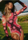 Women Printed Long Sleeve Zip Surfing Swimsuit