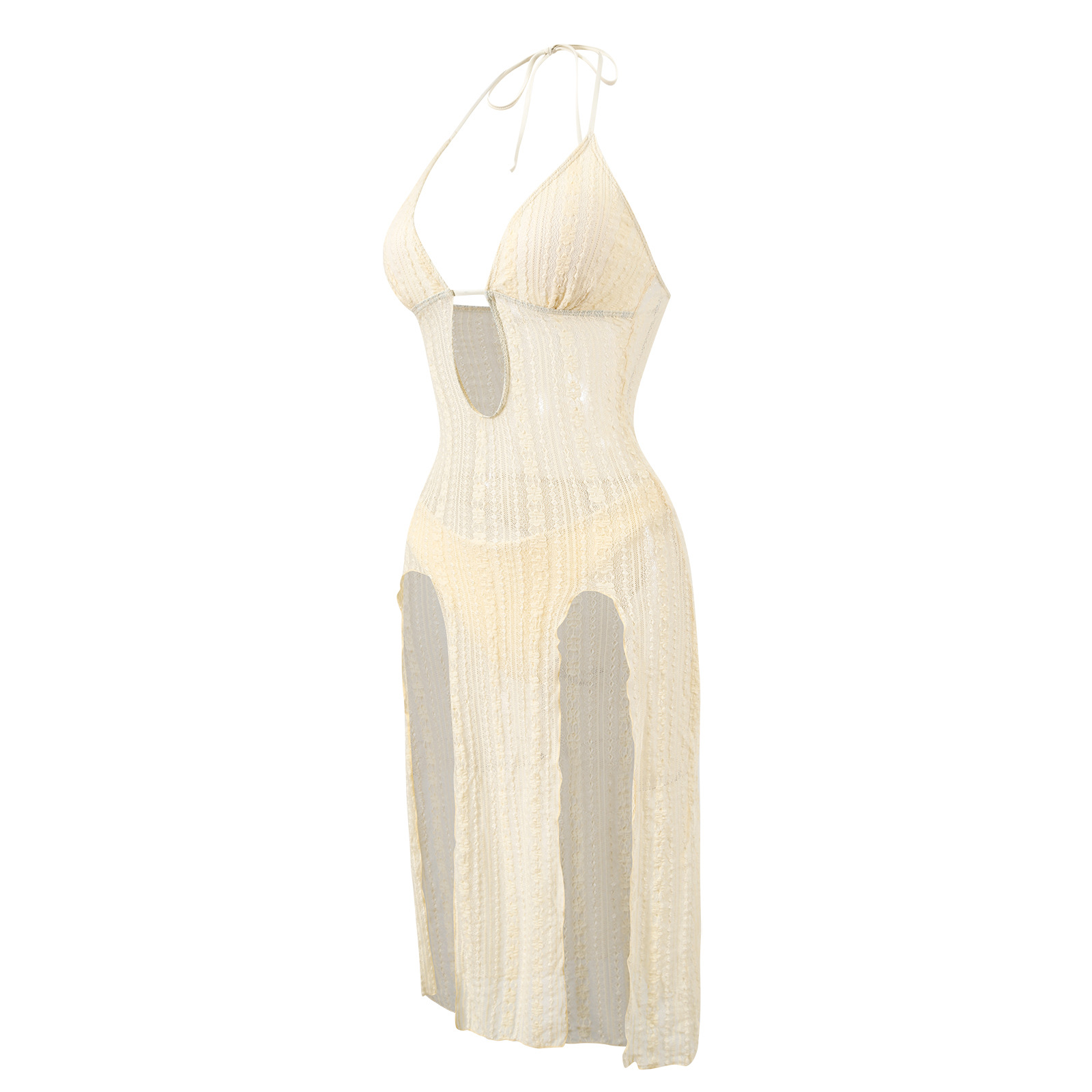 Cut-Out Two-Piece Bikini Swimsuit for Beach Holidays