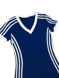 Summer Women Casual Striped Short Sleeve Slim Fit Holiday Short Dress