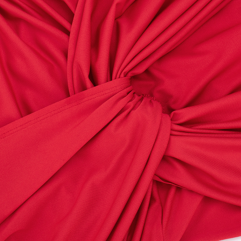 Pleated Bodycon Dress for Spring Evening Events