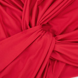 Women Spring Sexy Pleated Bodycon Dress