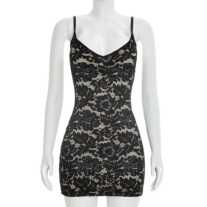 Lace Camisole Slip Dress for Evening & Party Wear
