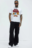 Women's High Street Hip Hop Casual Short Sleeve T-Shirt