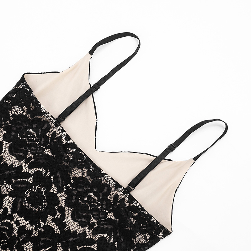 Lace Camisole Slip Dress for Evening & Party Wear