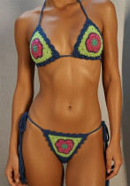 Women's Crochet Bikini Set Sexy Beach Swimwear