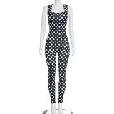 Women Spring Polka Dot Jumpsuit
