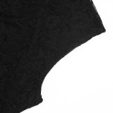 Women Sexy See-Through Backless Lace Seven-Point Jumpsuit