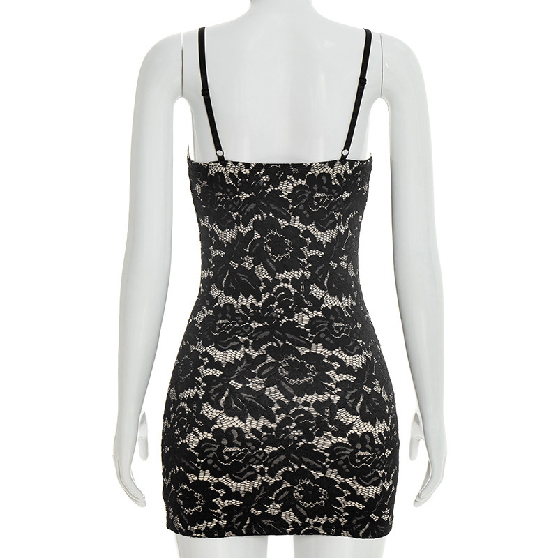 Lace Camisole Slip Dress for Evening & Party Wear