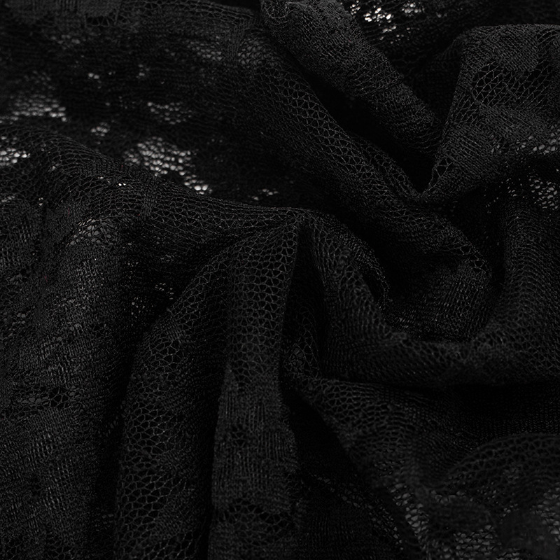 See-Through Backless Lace Capri Jumpsuit for Club Wear