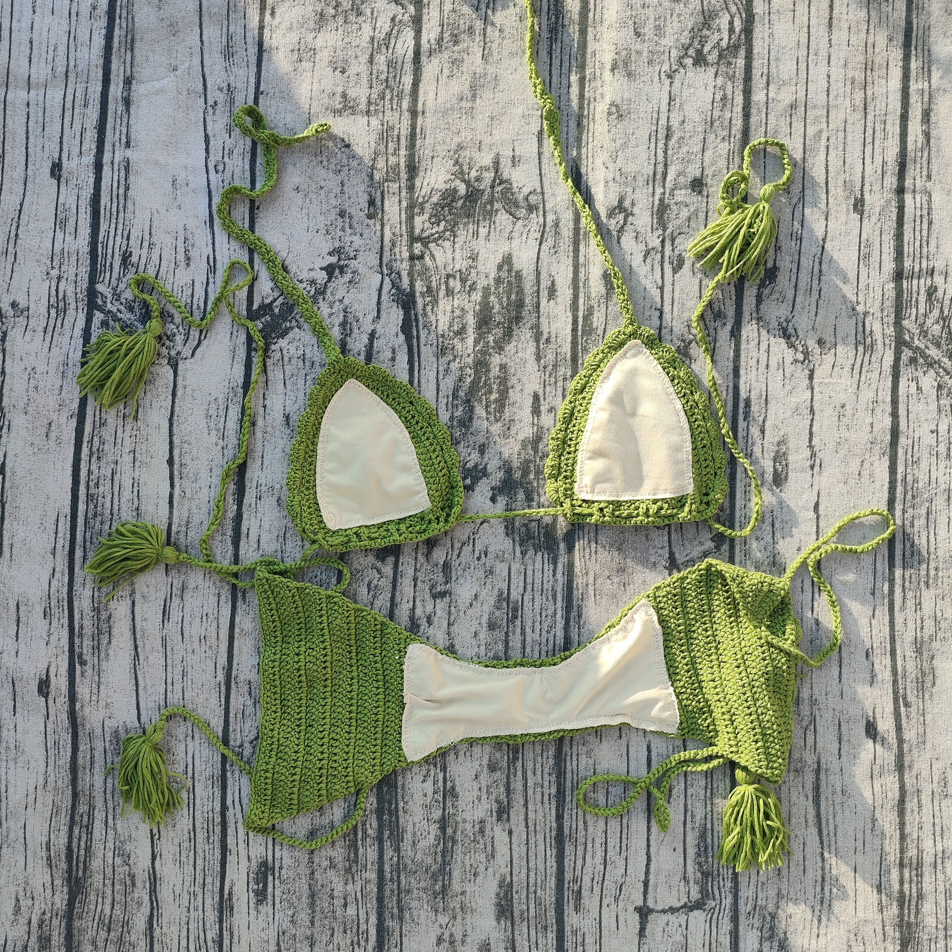Women's Crochet Bikini Set Beach Swimwear