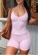 Women Spring/Summer Vest Top and Shorts Two-Piece Set