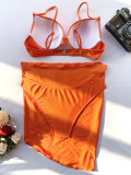 Women Bikini Swimwear Three-Piece