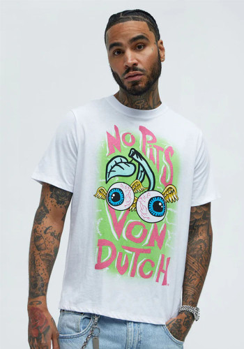 Women's High Street Hip Hop Casual Short Sleeve T-Shirt