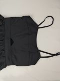 Spring Women's Strap High Waist A-line Dress