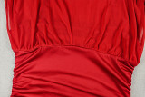Women's Chic High Neck Slim Fit Bodycon Dress
