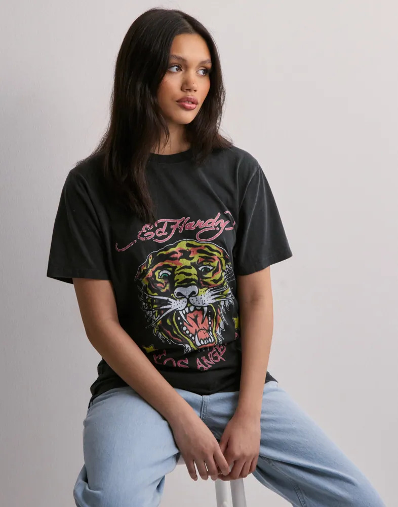 Summer Women's Letter Print Loose Casual T-Shirt