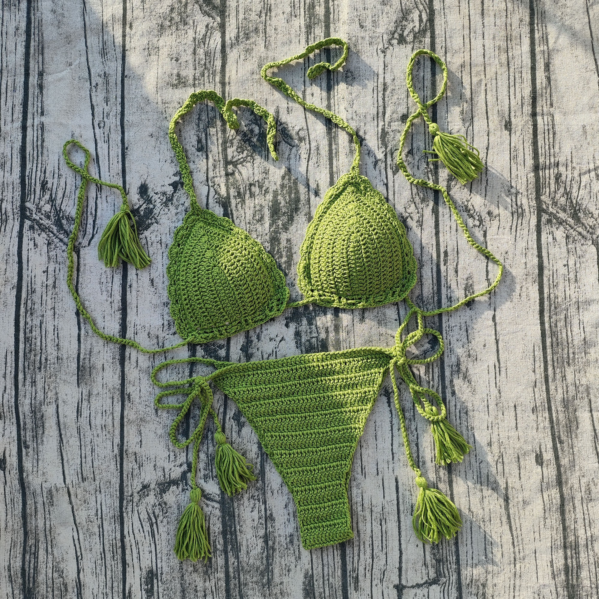 Women's Crochet Bikini Set Beach Swimwear