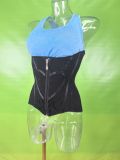 Women Heart Print Fitted Mesh Waist-Shaping Double-Layer Compression Waist-Supporting Belt  Shaper
