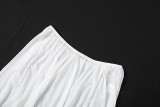 Women Spring/Summer Sexy Mesh See-Through Sleeveless Vest and Skirt Two-Piece Set