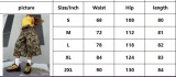 Women Camouflage Cargo Pants Casual Loose Wide Leg Streetwear