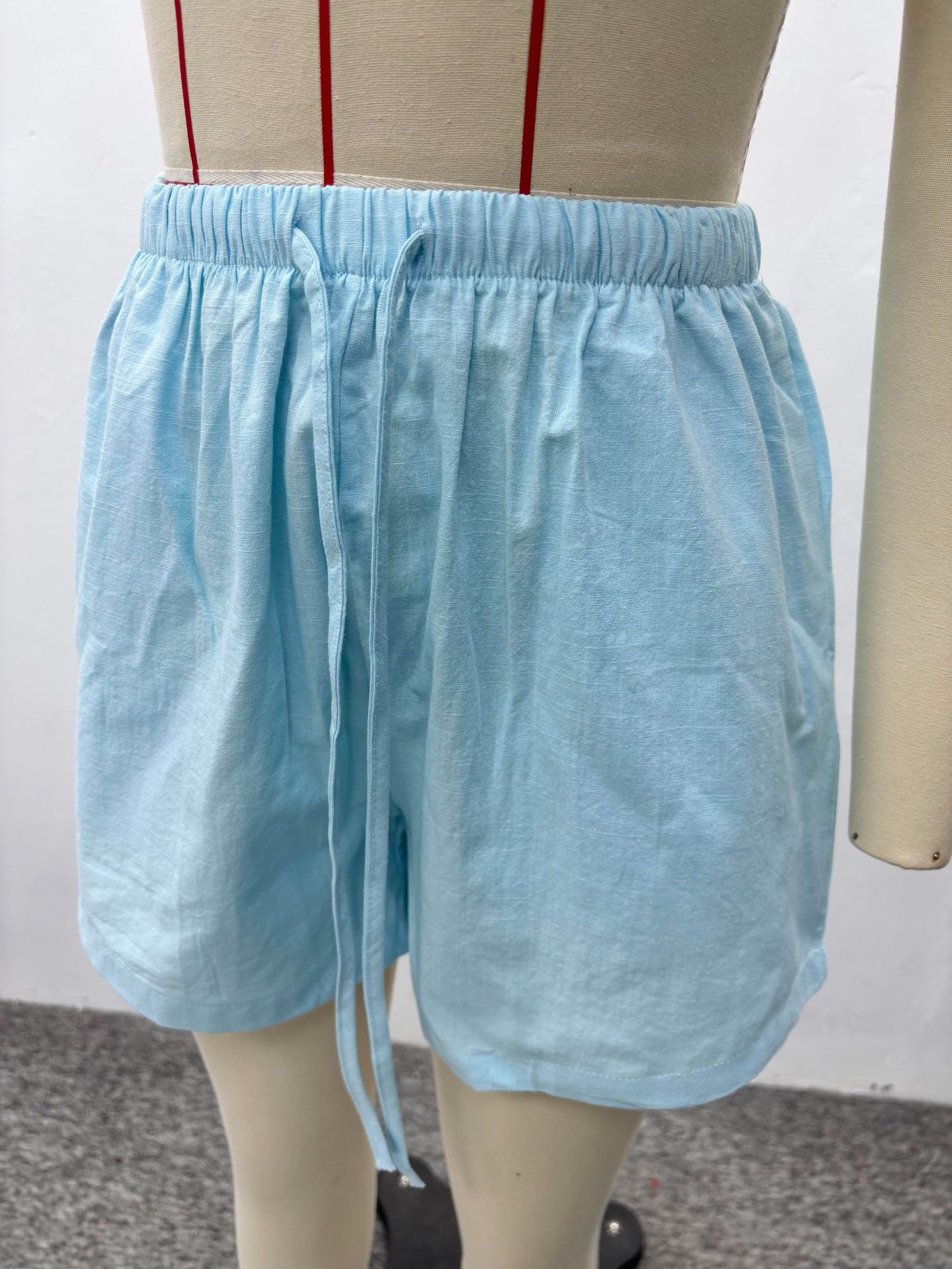 African Women Casual Turndown Collar Shirt and Shorts Two-Piece Set