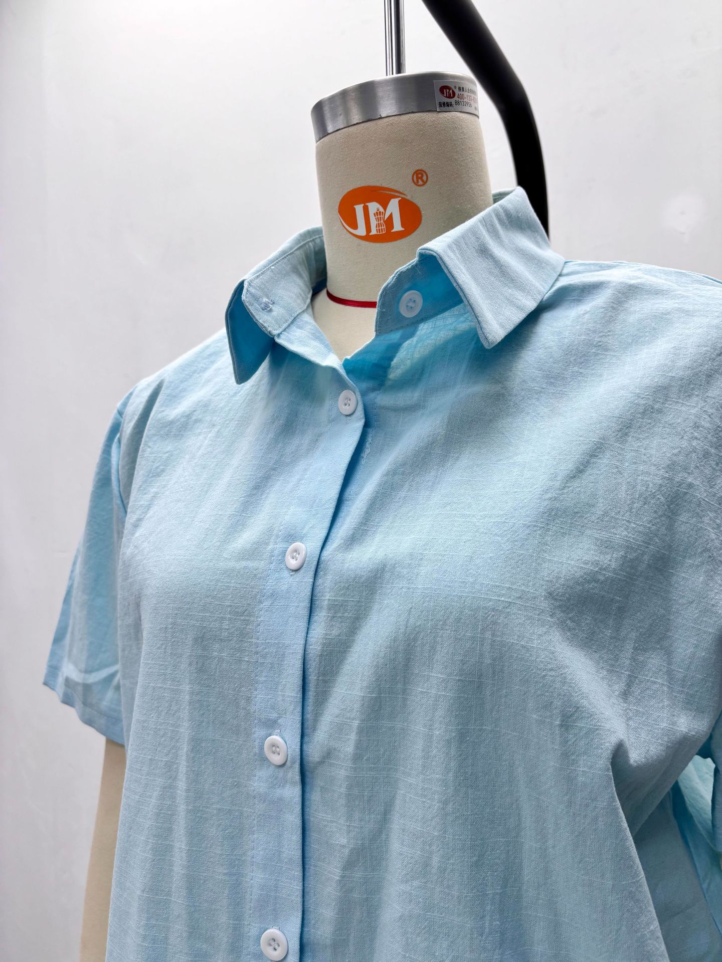 African Women Casual Turndown Collar Shirt and Shorts Two-Piece Set