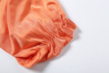 Women Summer Sexy Holidays Halter Neck Strapless Top Crop and Skirt Two-Piece Set