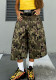Women Camouflage Cargo Pants Casual Loose Wide Leg Streetwear