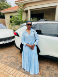 Plus Size Women African Casual Turndown Collar Button-Down Shirt and Skirt Two-Piece Set