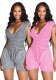 Women Casual Lace-Up Knitting Jumpsuit